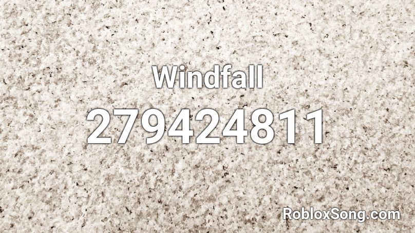 Windfall Roblox ID