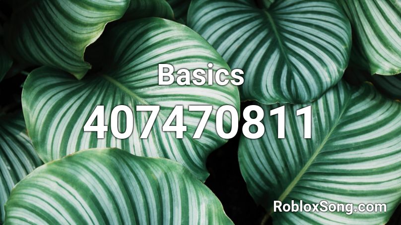 Basics Roblox ID