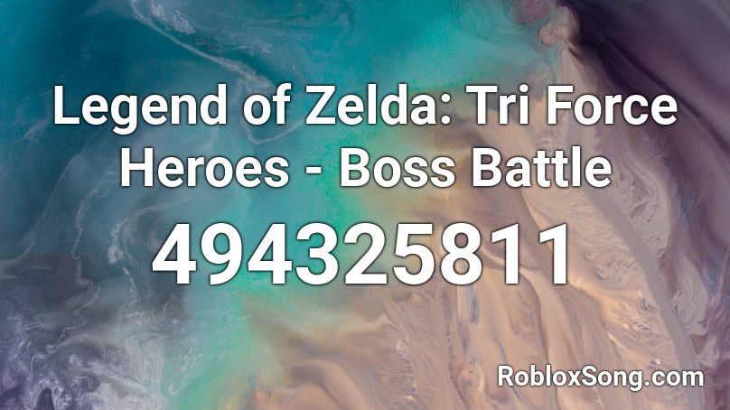 Legend of Zelda: Tri Force Heroes - Boss Battle Roblox ID