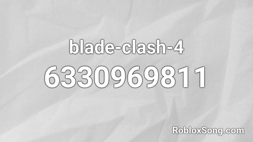 blade-clash-4 Roblox ID
