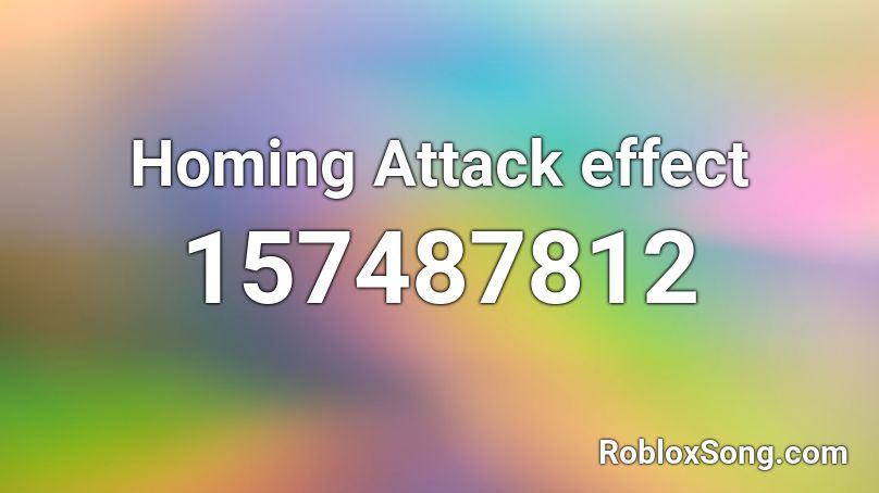 Homing Attack effect Roblox ID