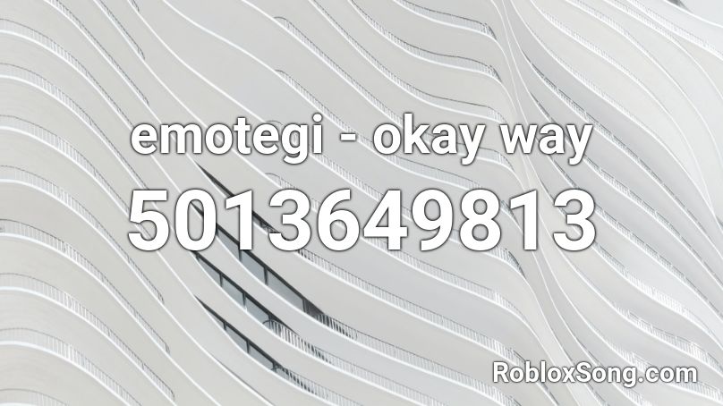 emotegi - okay way Roblox ID