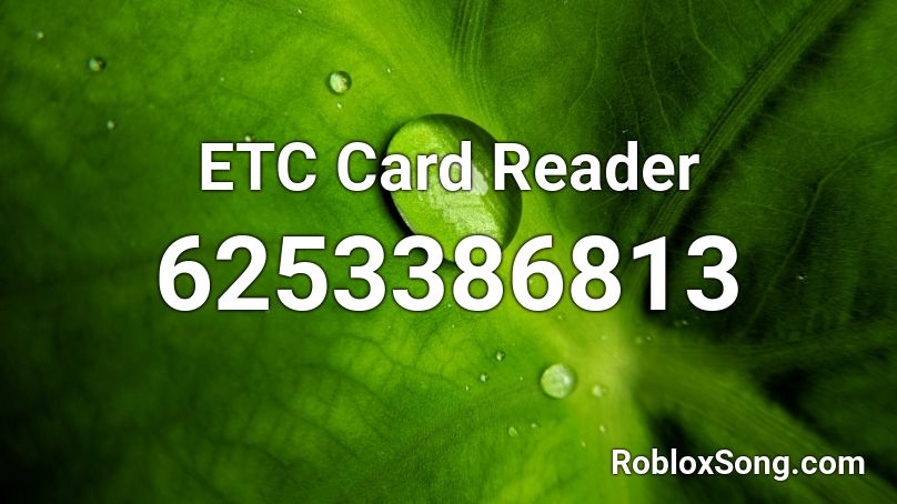 ETC Card Reader Roblox ID