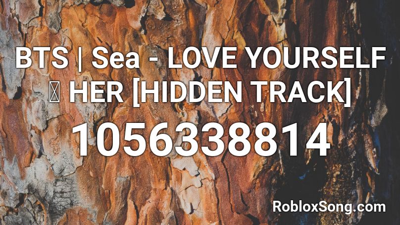 BTS | Sea - LOVE YOURSELF 承 HER [HIDDEN TRACK] Roblox ID