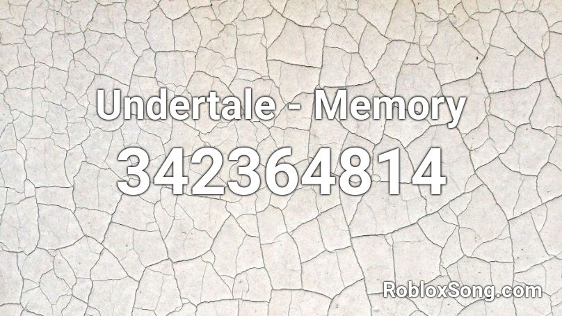 Undertale - Memory Roblox ID