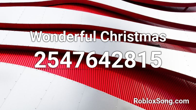 Wonderful Christmas Roblox ID