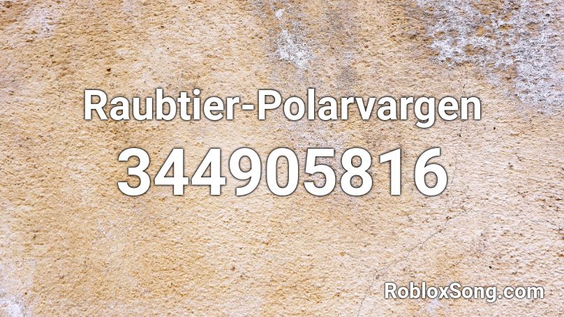 Raubtier-Polarvargen Roblox ID