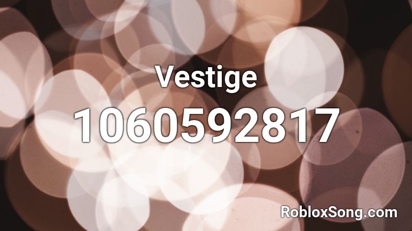 Vestige Roblox ID