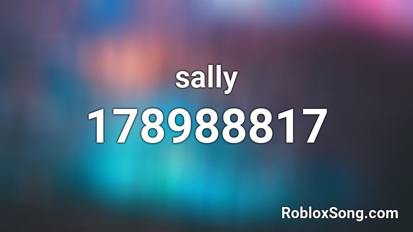 sally Roblox ID