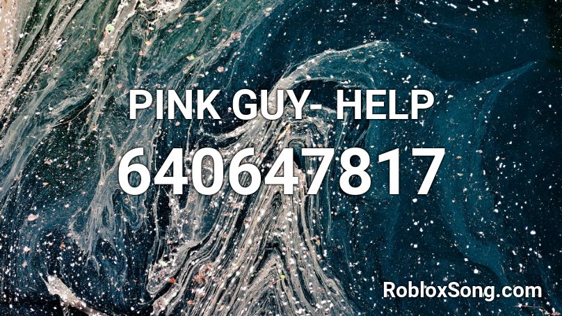 PINK GUY- HELP Roblox ID