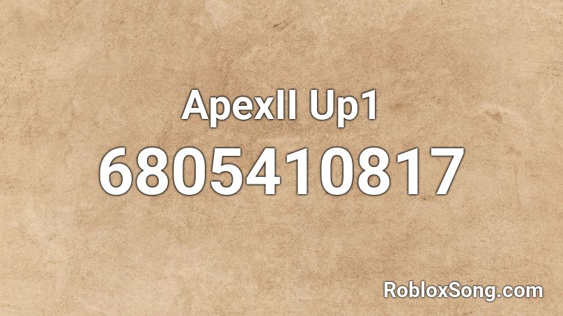ApexII Up1 Roblox ID