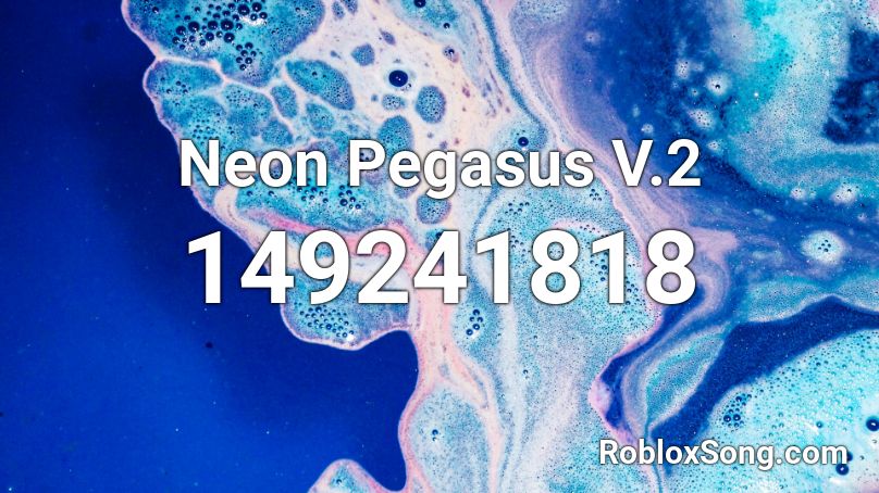 Neon Pegasus V.2 Roblox ID