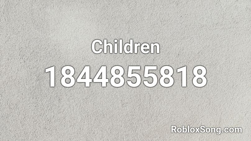Children Roblox ID