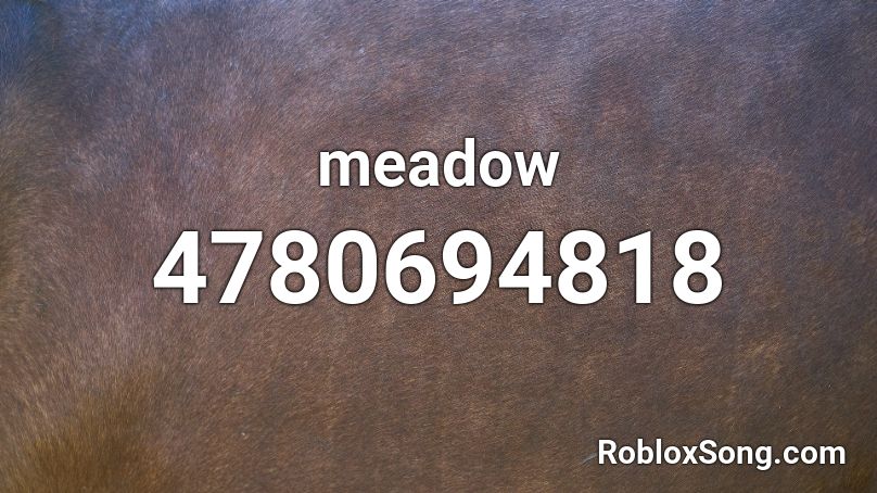 meadow Roblox ID