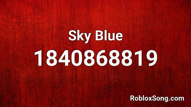 Sky Blue Roblox ID