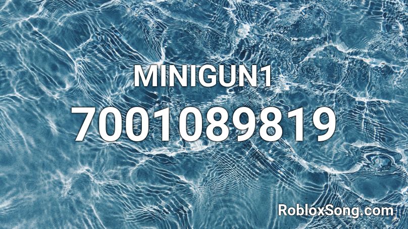 MINIGUN1 Roblox ID