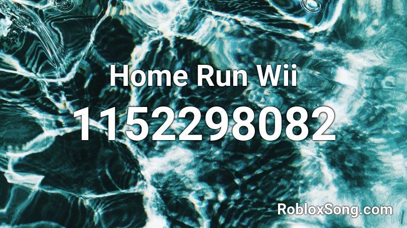 Home Run Wii Roblox ID