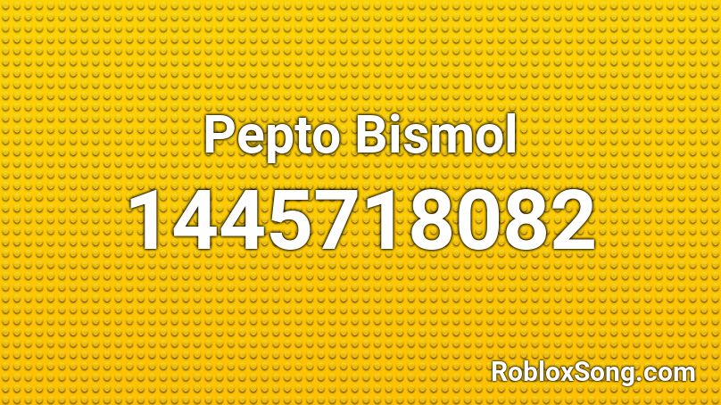 Pepto Bismol Roblox ID