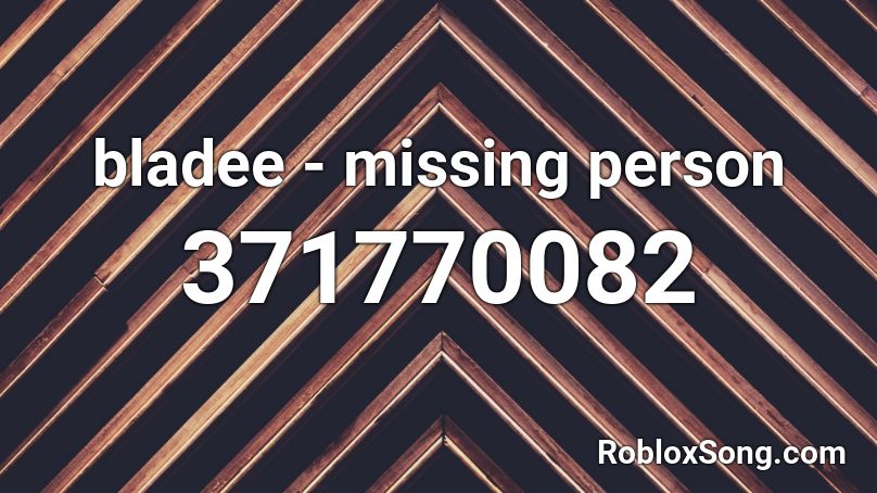 bladee - missing person Roblox ID