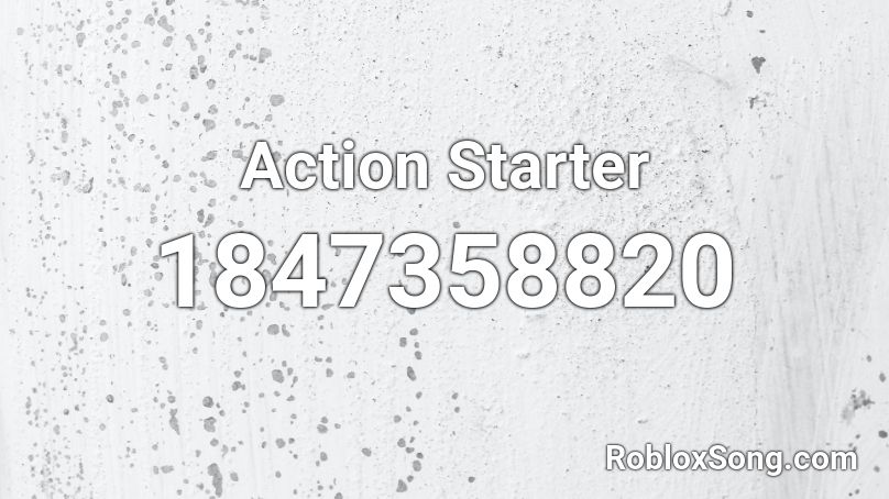 Action Starter Roblox ID