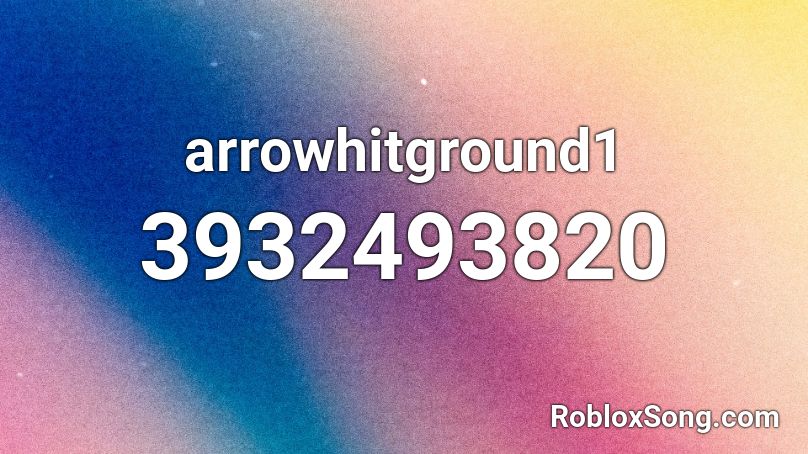 arrowhitground1 Roblox ID