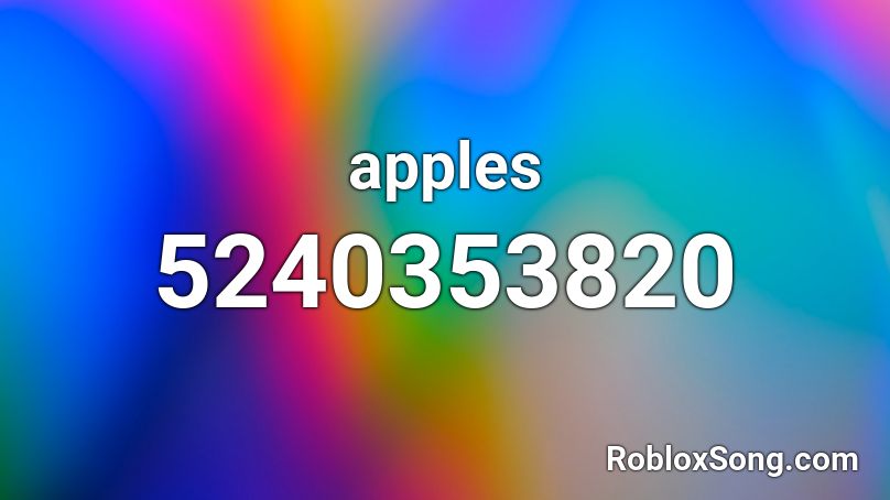 apples Roblox ID