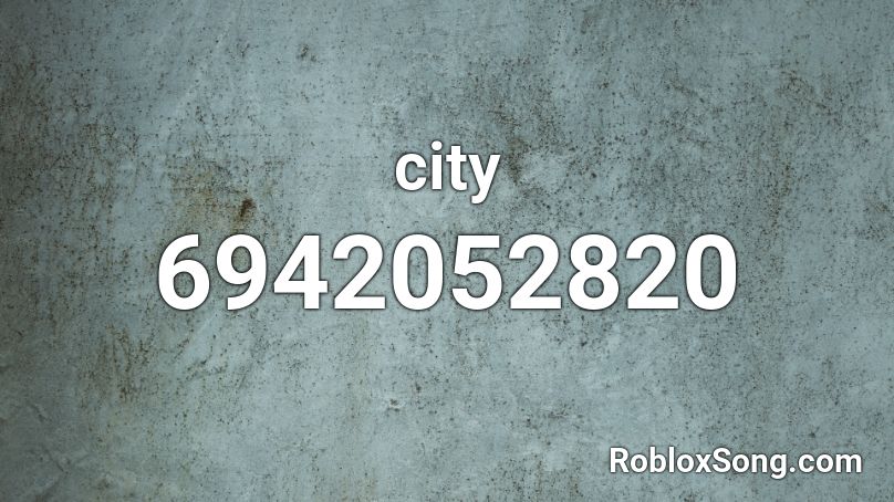 city Roblox ID