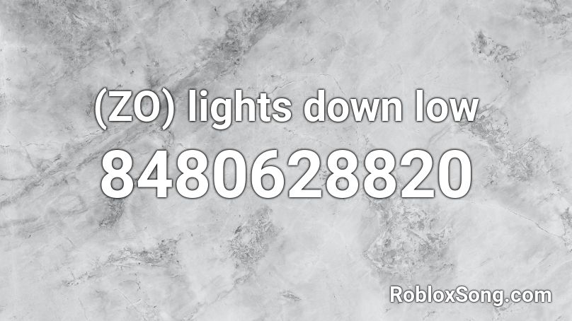 (ZO) lights Roblox ID
