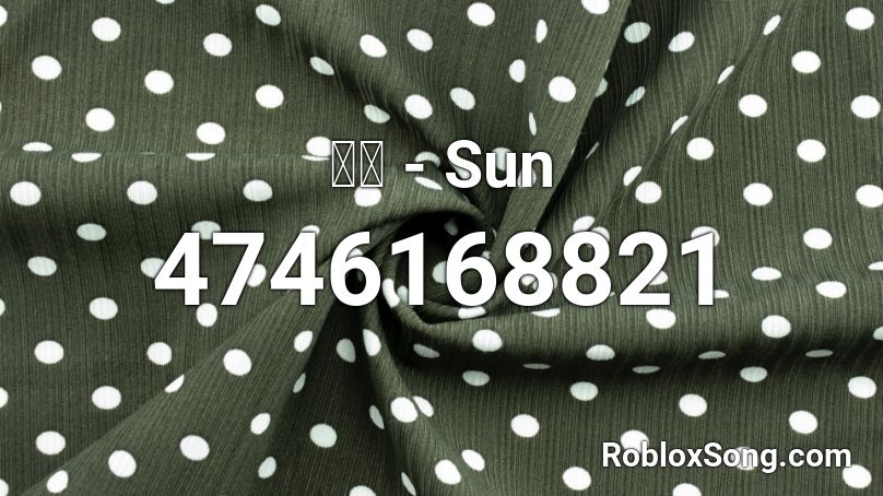 憂鬱 - Sun Roblox ID