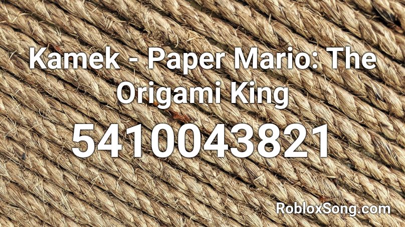 Kamek - Paper Mario: The Origami King Roblox ID