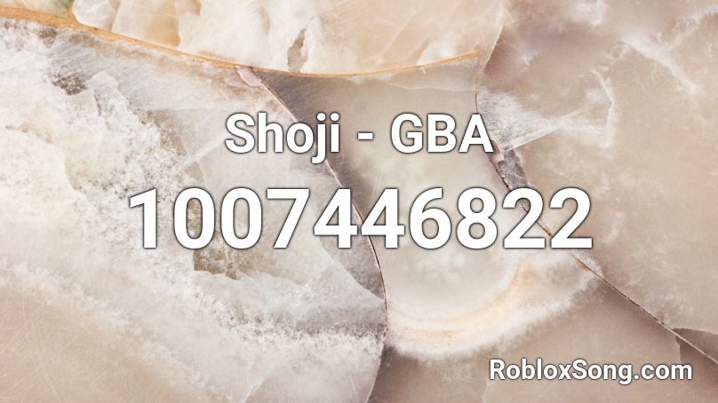Shoji - GBA Roblox ID