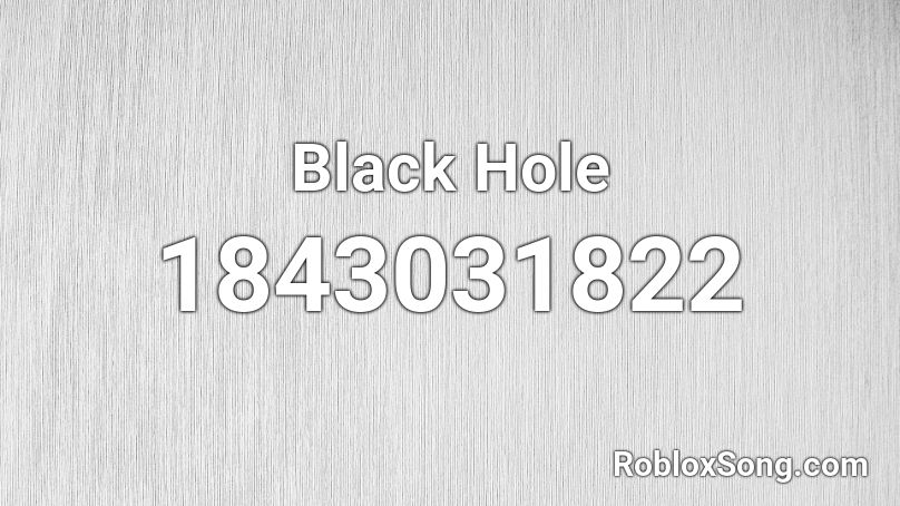 Black Hole Roblox ID