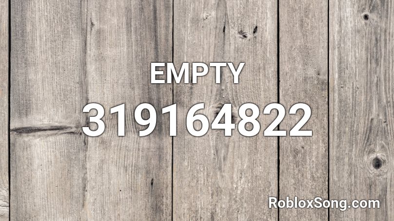 EMPTY Roblox ID