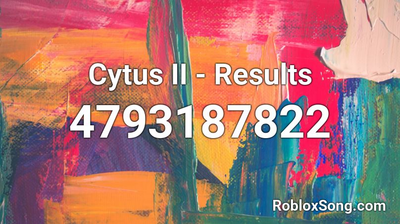 Cytus II - Results Roblox ID