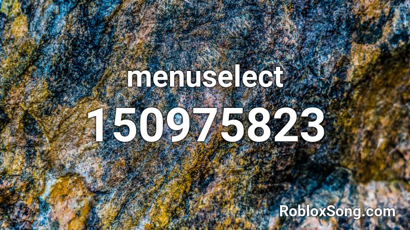 menuselect Roblox ID