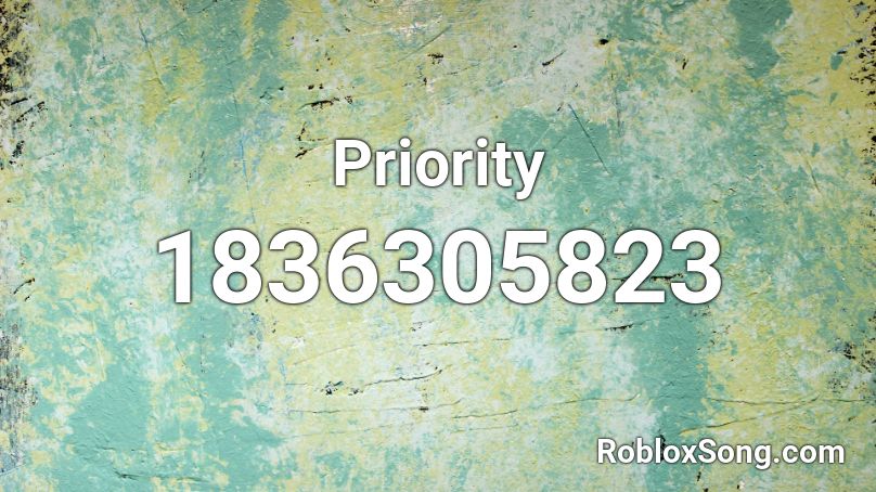 Priority Roblox ID