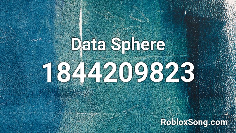 Data Sphere Roblox ID