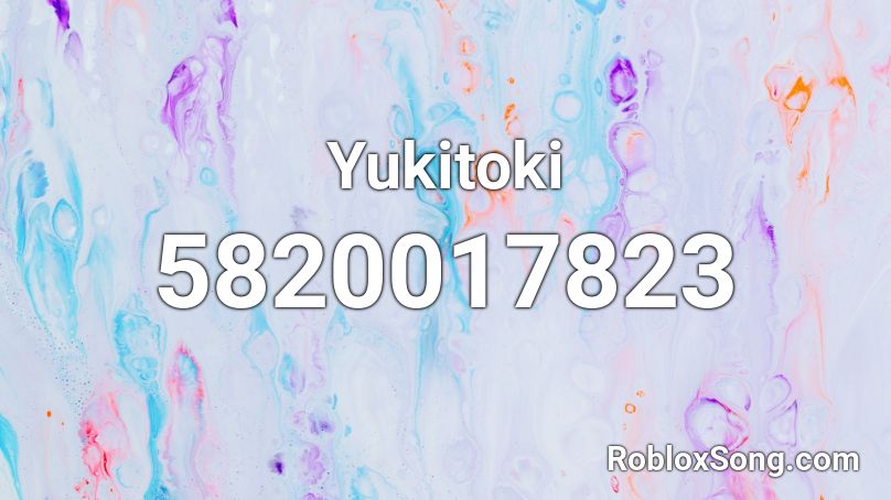 Yukitoki Roblox ID