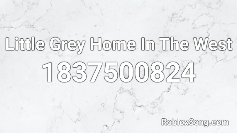 Little Grey Home In The West Roblox ID