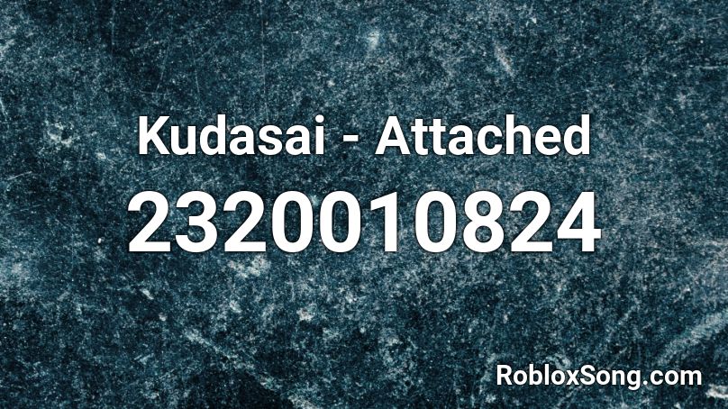 Kudasai - Attached Roblox ID