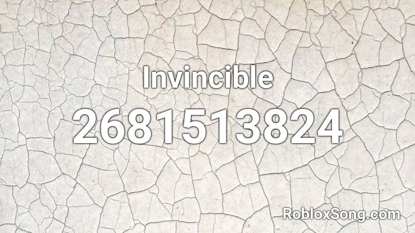 Invincible Roblox ID