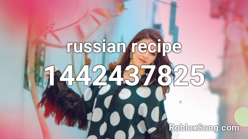 Russian plov recipe Roblox ID