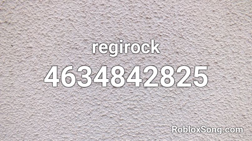 regirock Roblox ID