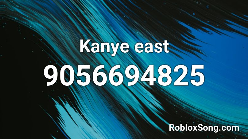 Kanye east Roblox ID