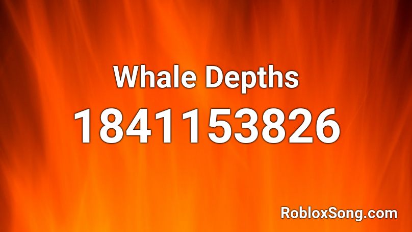 Whale Depths Roblox ID