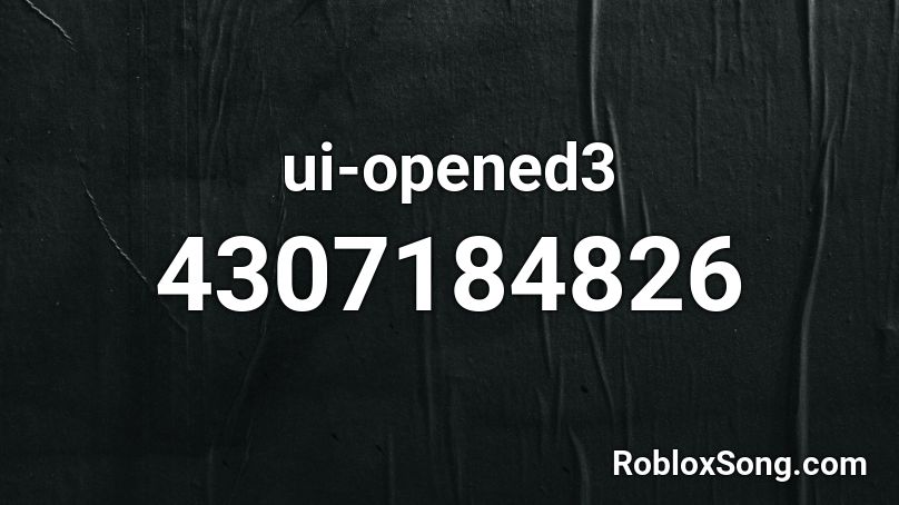 ui-opened3 Roblox ID