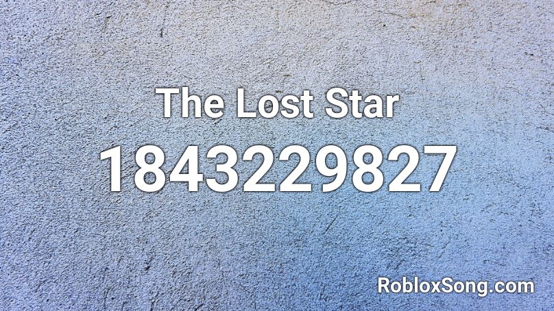 The Lost Star Roblox ID