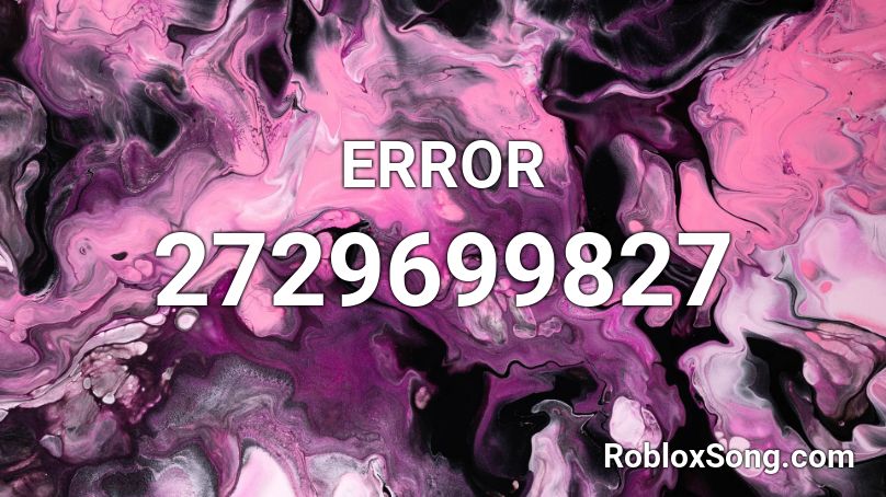 ERROR Roblox ID