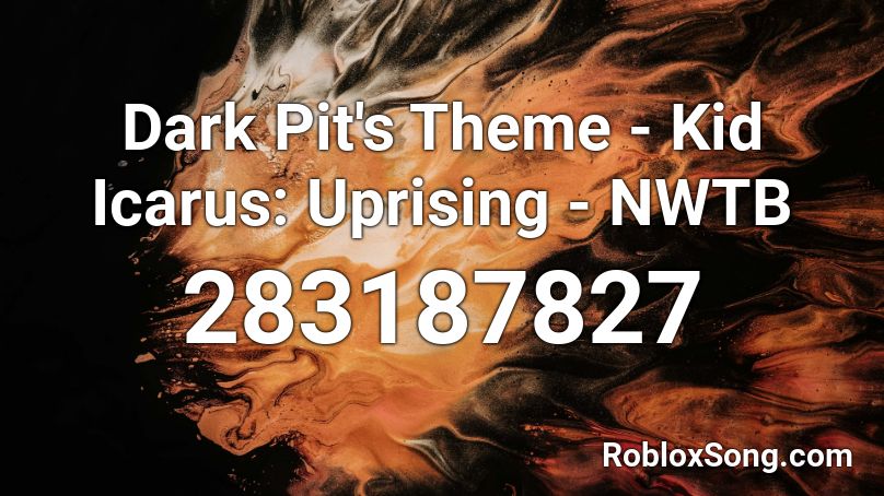 Dark Pit S Theme Kid Icarus Uprising Nwtb Roblox Id Roblox Music Codes - pit kid icarus roblox id