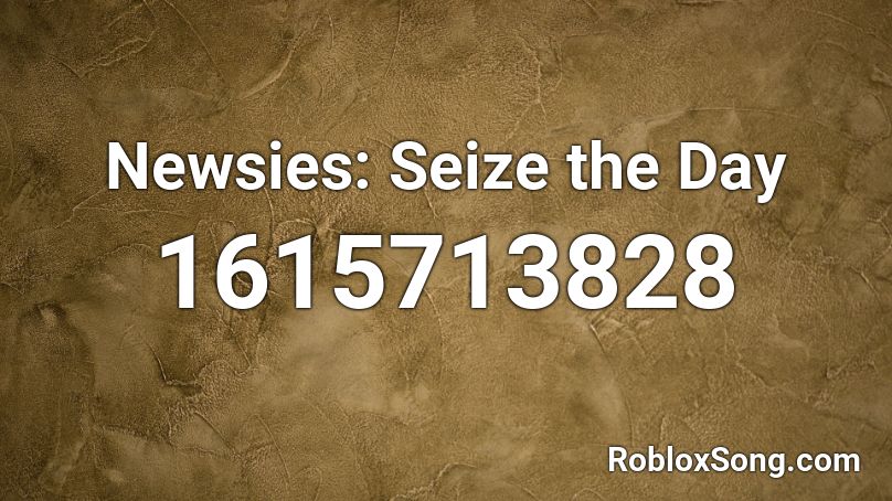 Newsies: Seize the Day Roblox ID